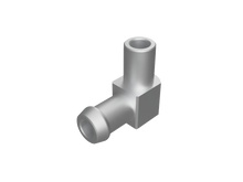 5/8" and 3/4" 6061 Aluminum 90-Degree Press-Fit Heater Hose Fittings for LS Water Pumps
