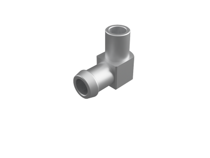 5/8" and 3/4" 6061 Aluminum 90-Degree Press-Fit Heater Hose Fittings for LS Water Pumps