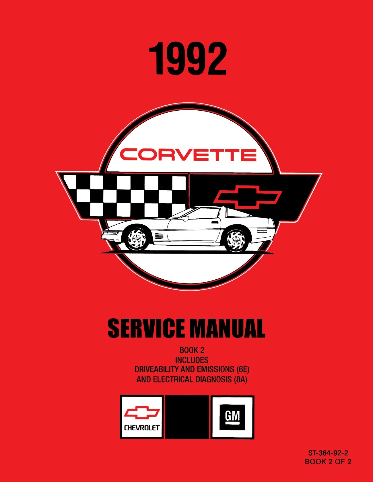 1992 Chevrolet Corvette Factory Service Manual